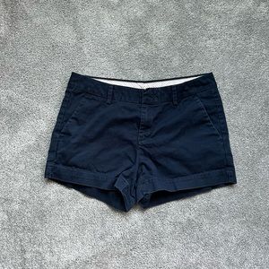 EUC Uniqlo // navy cotton shorts